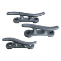 DOCK CLEAT, "S", 13", ALUMINUM, MAT