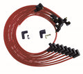 Moroso BBC Under Header 90 Deg Plug Non-HEI Ultra Spark Plug Wire Set - Red