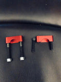 Moroso 65-82 GM 12 Bolt (w/Straps) U-Joint Girdle - Red Anodized - Set