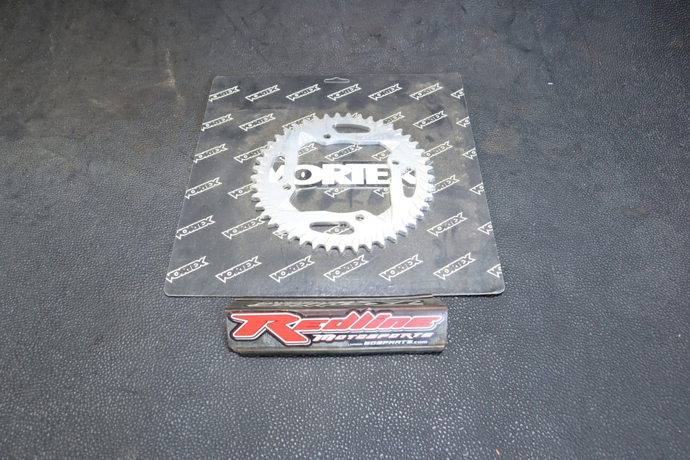 Vortex Racing Aluminum Rear Sprocket 420 45 Tooth- Silver