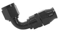 Aeromotive PTFE Hose End - AN-08 - 90 Deg - Black Anodized