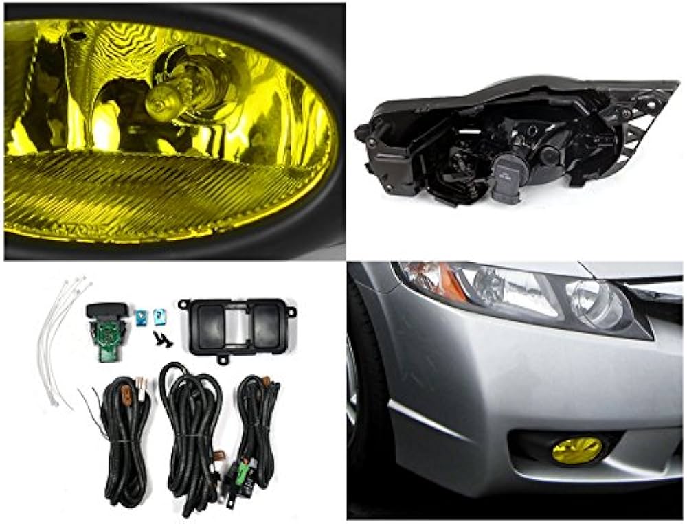 FOG LIGHT YELLOW LENS 4 DOOR SEDAN