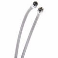 Goodridge 9in Universal Brake Line Assembly w/SS Fittings & Clear Hose
