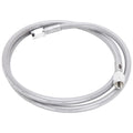 Goodridge 9in Universal Brake Line Assembly w/SS Fittings & Clear Hose