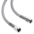 Goodridge 9in Universal Brake Line Assembly w/SS Fittings & Clear Hose