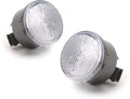 Clear Parking Light Kit w/ Amber Bulbs for 2007-2013 Jeep JK Wrangler L & R RT Off Road