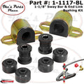 Prothane 84-99 Jeep Cherokee / Commander Front Sway Bar Bushings - 1 1/8in - Red