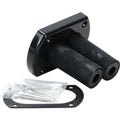 BLK DUAL THRU HULL CONN FLANGE