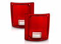 ANZO 1978-1991 Chevy Blazer Taillight Red/Clear Lens w/o Chrome Trim Fleetside (OE Replacement)