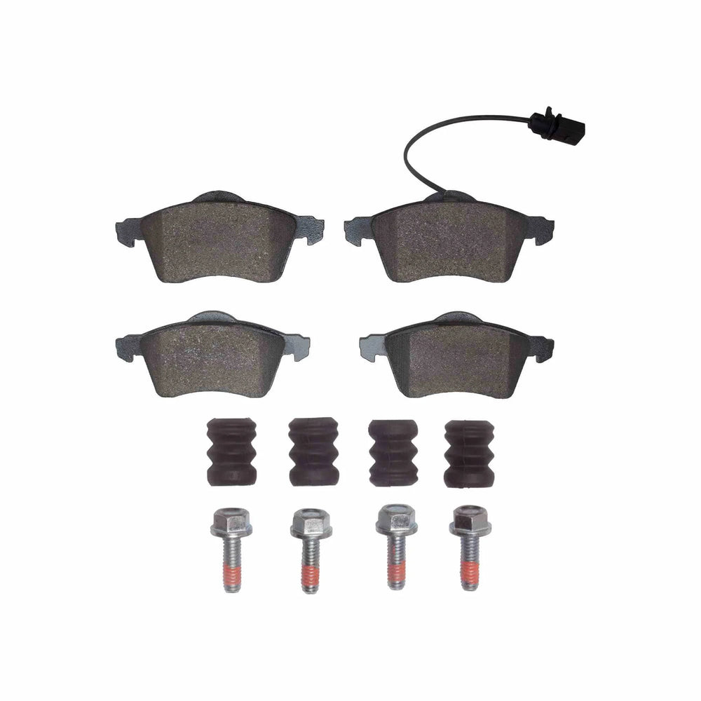 R1 00-00 Volkswagen EuroVan Front Semi Met Pads & Hardware Kit
