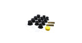 Energy Suspension 6/86-97 Nissan 720 & Hardbody Pickup 2WD Black Rear Leaf Spring Bushing Set