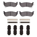 R1 06-10 Mercury Mountaineer Rear Super Duty Brake Pads and Hardware Kit