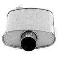 MUFFLER CHERRY BOMB TURBO LG. OVALO/C 19IN OAL 3IN