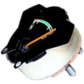 Temperature Gauge for 1976-1984 Jeep SJ, J-10, J-20, Black w/ Orange Needle Crown Automotive
