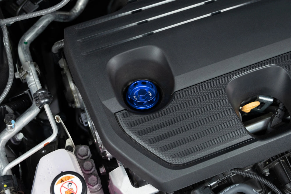 HPS Performance Billet Aluminum Blue Oil Cap For Toyota Lotus Lexus Pontiac 5269-105BL