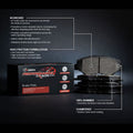 R1 07-13 Porsche 911 Rear Track/Street Brake Pads