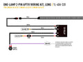 ONE-LAMP HARNESS KIT (HIGH POWER -