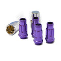 Wheel Mate Muteki SR48 Open End Locking Lug Nut Set of 4 - Pink 12x1.25 48mm