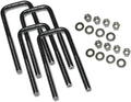 Superlift U-Bolt 4 Pack 9/16x2-1/2x10 Square w/ Hardware