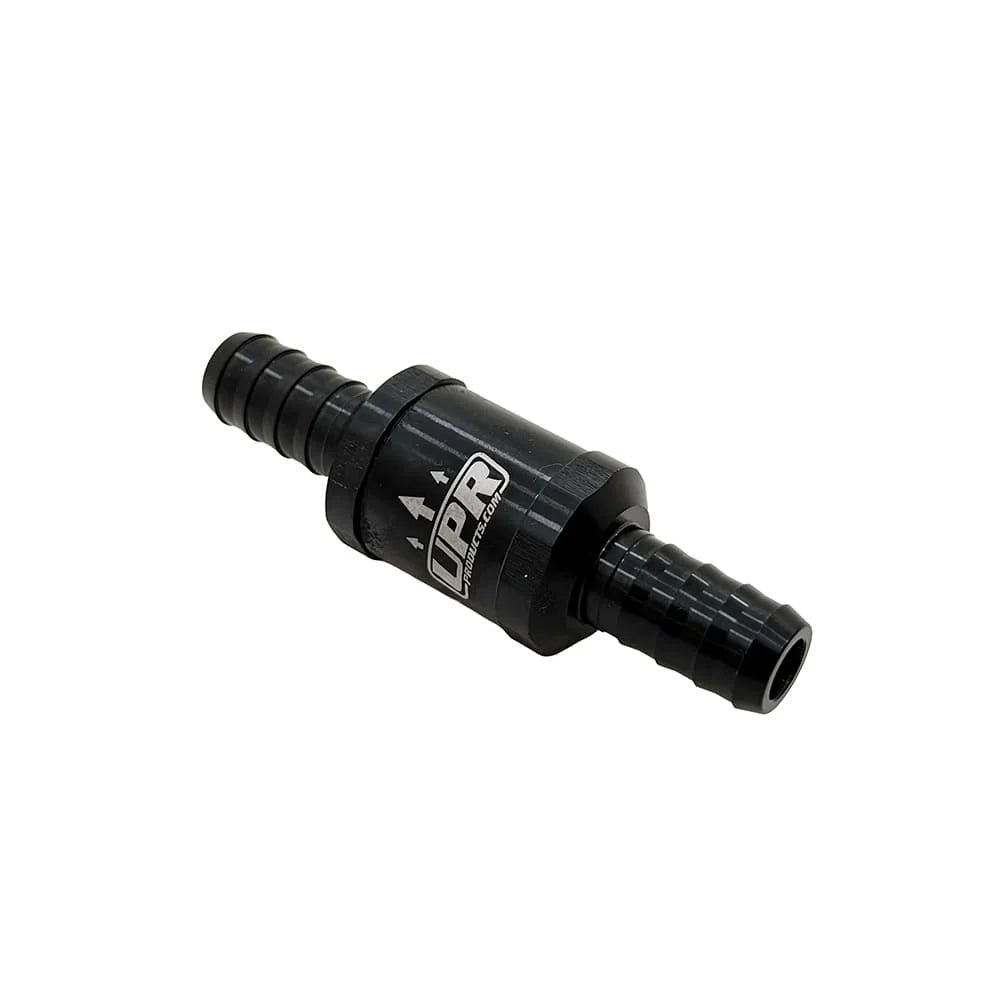 Billet Check Valve 17mm-5/8in-Black