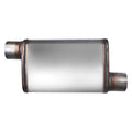 4.00INX9.00INX14.00IN OFFSET/OFFSET FLOW II SS MUFFLER 2.50IN ID / 2.50IN OD