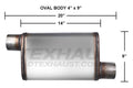 4.00INX9.00INX14.00IN OFFSET/OFFSET FLOW II SS MUFFLER 2.50IN ID / 2.50IN OD