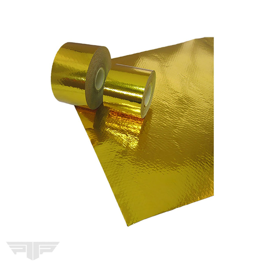 PTP Turbo Blankets Gold / Silica Adhesive Thermal Barrier Sheet (12in x 24in)