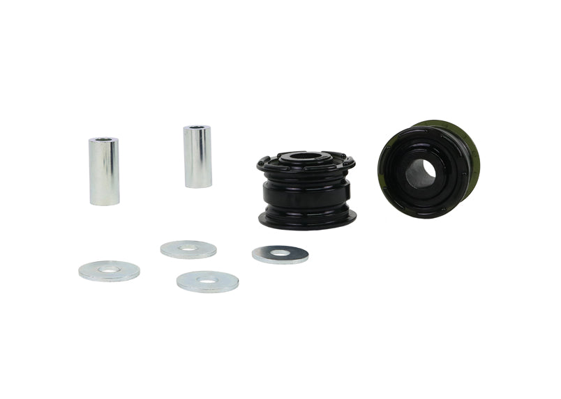 Trailing arm - front bushing 2 Bushings 2 Tubes 4 Washers Grease