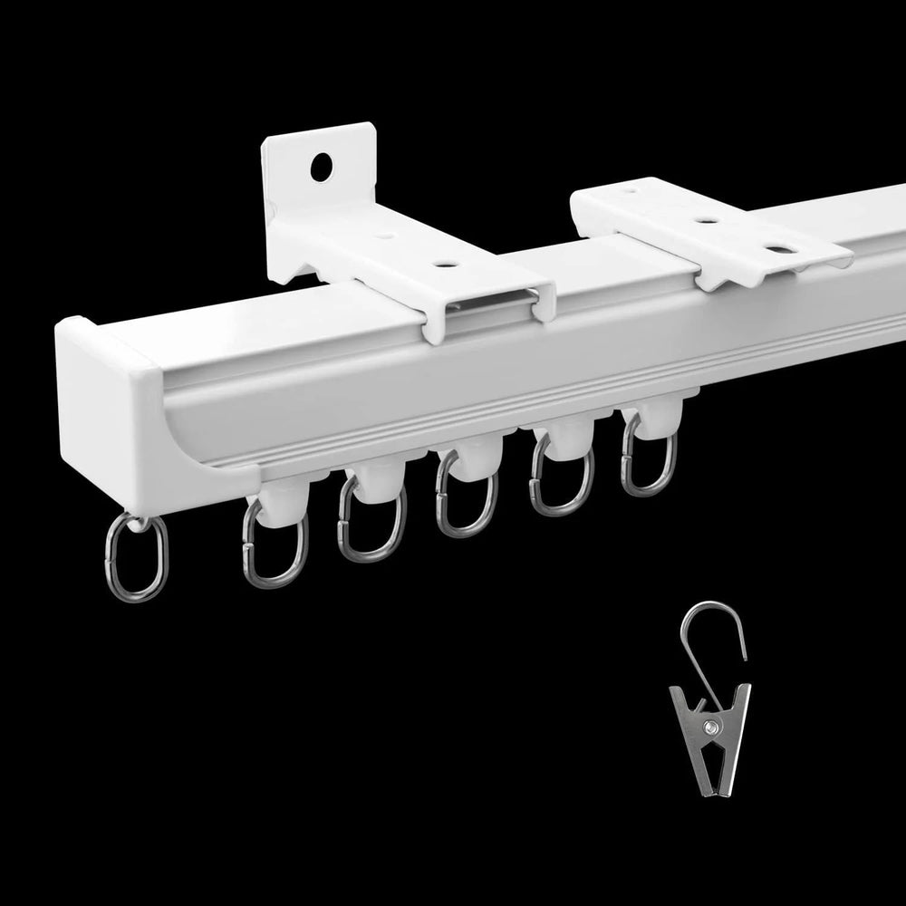 TYPE A ALUMINUM CURTAIN/DOOR TRACK 96IN