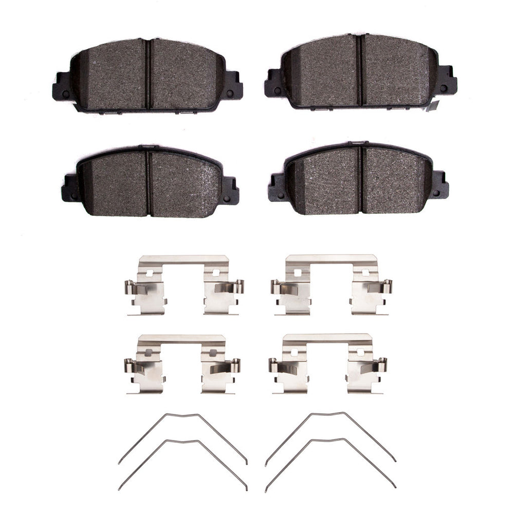 R1 13-25 Honda Accord Coupe Front Ceramic Brake Pads & Hardware Kit