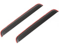 Rugged Ridge Window Visor Rear Black Chnl 99-14 F250-F550 Crw