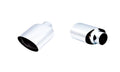 2.5IN INLET OVAL (3INX5.5IN) SINGLE WALL STRAIGHT CUT SS TIP NO APPLICATION