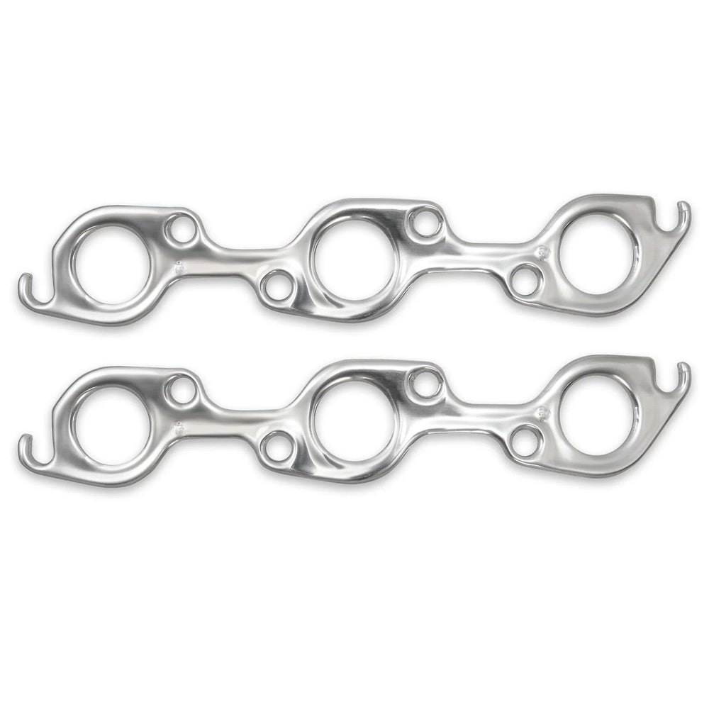 SEAL4GOOD MULTILAYER ALUMINUM FLANGE GASKET FORD 3.8/4.2L V6 ROUND 1.35 IN