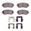 R1 10-25 Toyota 86 Front Semi Met Brake Pads and Hardware Kit