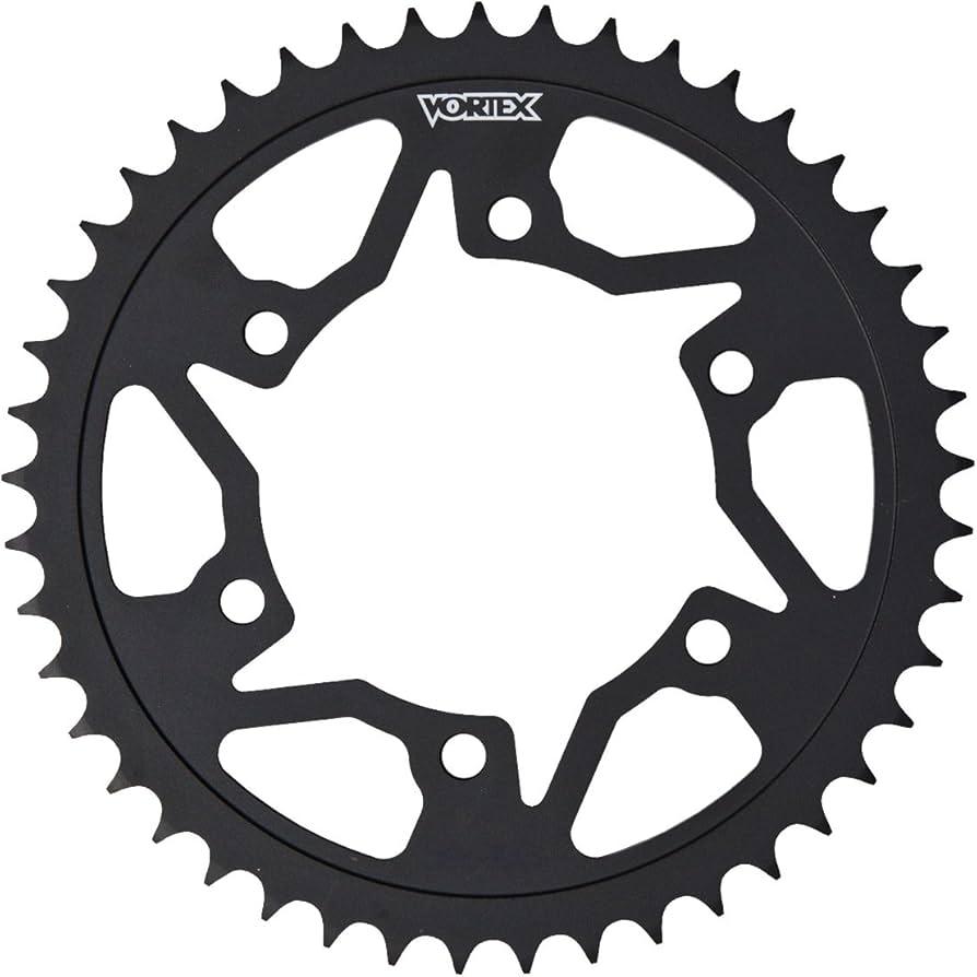 Vortex Racing Aluminum Rear Sprocket 428 41 Tooth- Silver