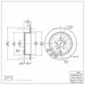 DFC 12-14 Subaru WRX Rear Brake Rotor
