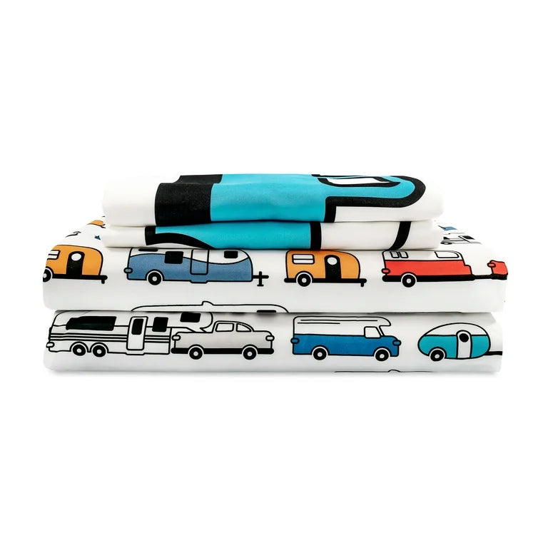 LIBATC SHEETS MULTIRV PATTERN SHORT QUEEN