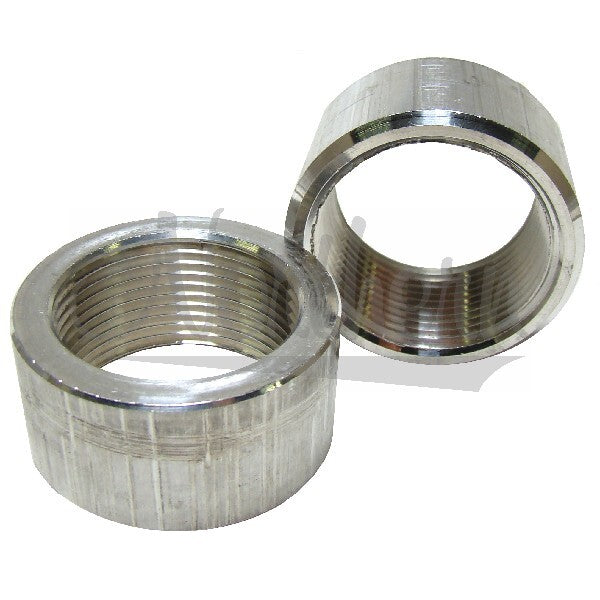 1 1/4IN ALUM. NPT BUNG HALF COUPLING (QTY 2)