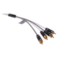 SHIELDED RCA CABLE, 12FT, 4 WAY