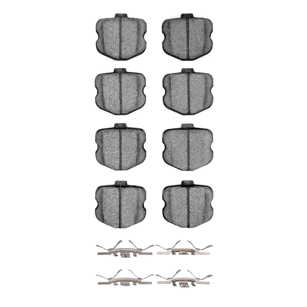 R1 06-13 Chevrolet Corvette Rear Semi Met Pads & Hardware Kit