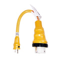 50 AMP 125/250V FEMALE CONNECTOR TO 15 AMP STRAIGHT BLADE