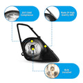 1215 SCION FRS 1214 FOG LIGHTS(CLEAR)(WIRING KIT INCLUDED)