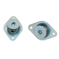 Moroso Quick Fastener - Self Ejecting - Hex Drive - 7/16in x .550in - Steel - Gold - 10 Pack