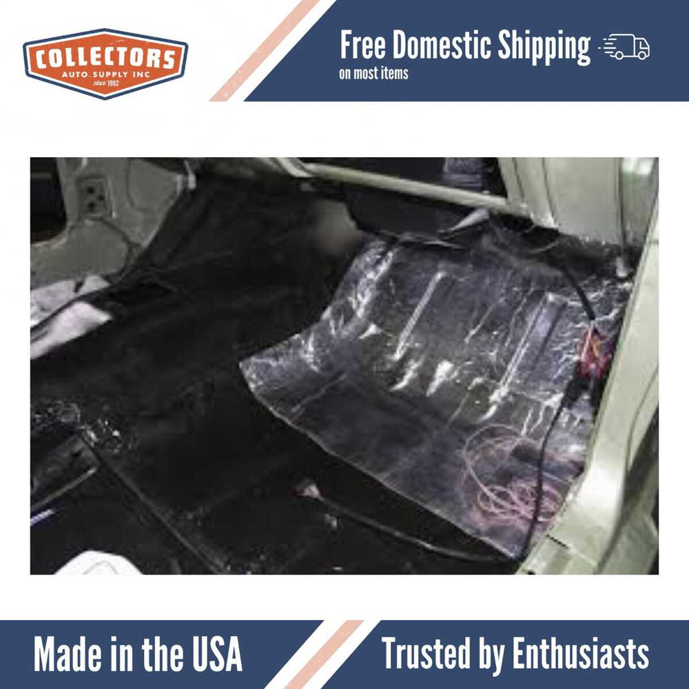 FIREWALL CUSTOM INSULATION KIT POLYMER BLACK BACKING SILVER