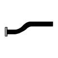 0411 RANGER 2.3L/4.0L/3.0L PREBENT EXHAUST PIPE