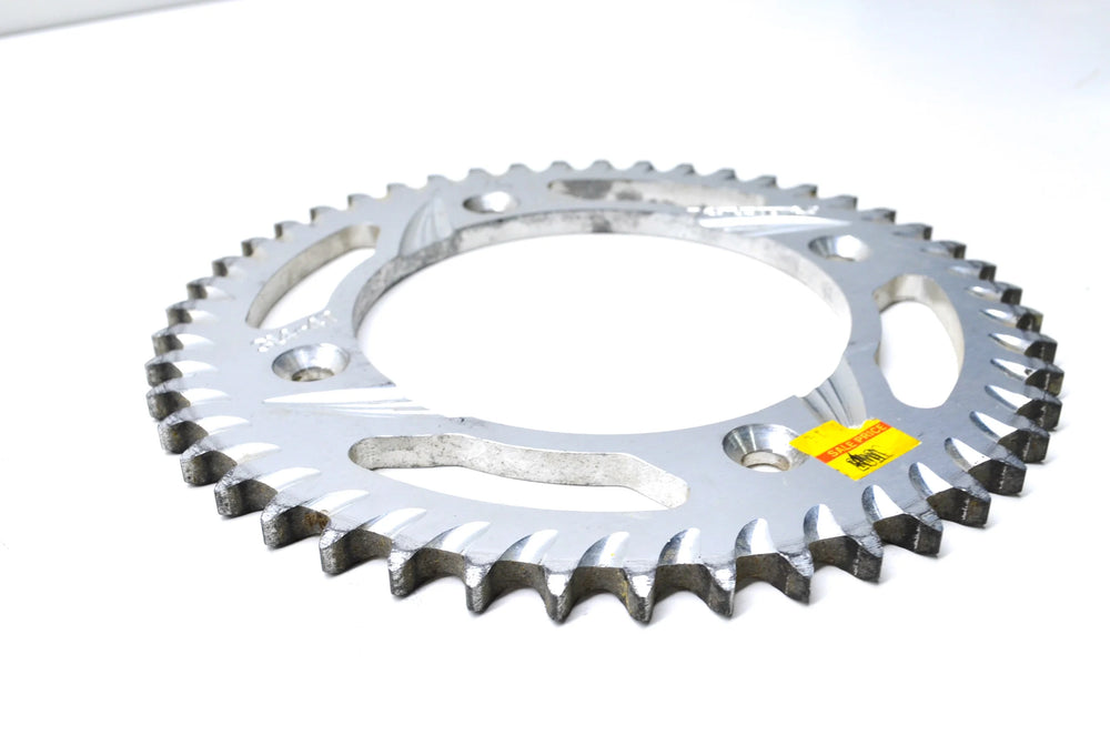 Vortex Racing Aluminum Rear Sprocket 428 47 Tooth- Silver