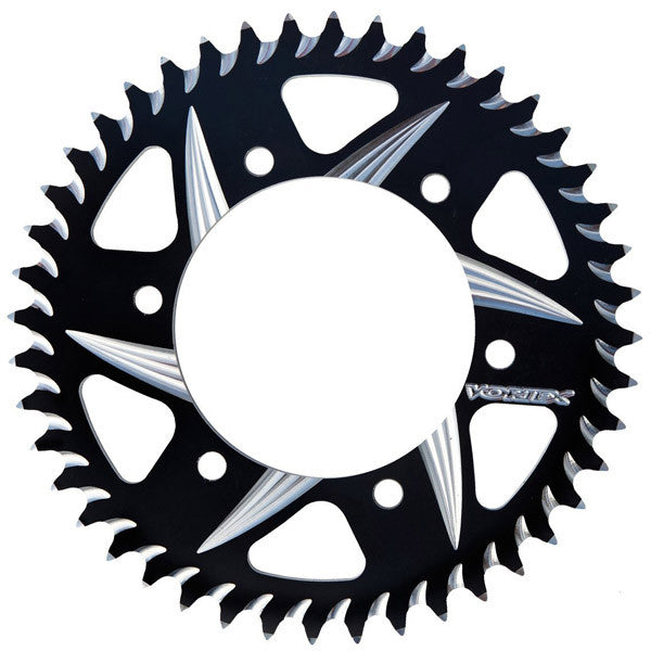 Vortex Racing Aluminum Rear Sprocket 428 45 Tooth- Silver