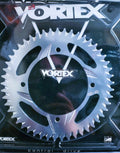 Vortex Racing Aluminum Rear Sprocket 420 49 Tooth- Silver