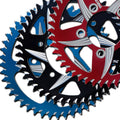 Vortex Racing Aluminum Rear Sprocket 428 54 Tooth- Silver
