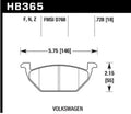 DFC 87-02 BMW 740i Rear 5000 Advanced Low Metallic Brake Pads and Hardware Kit